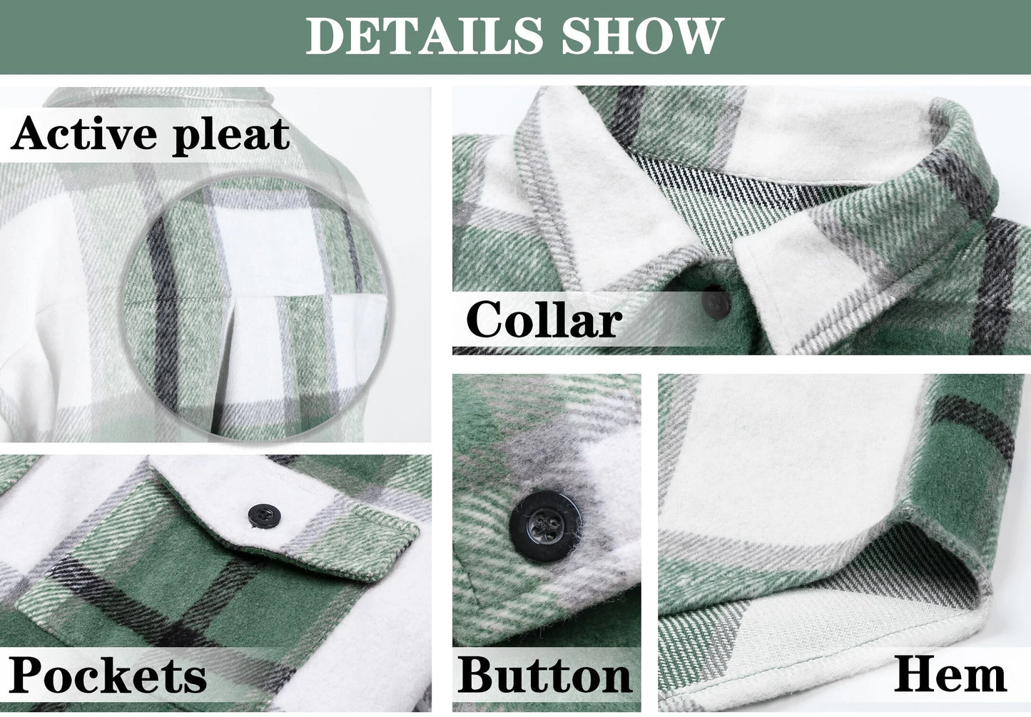 Women's Plaid Flannel Jacket